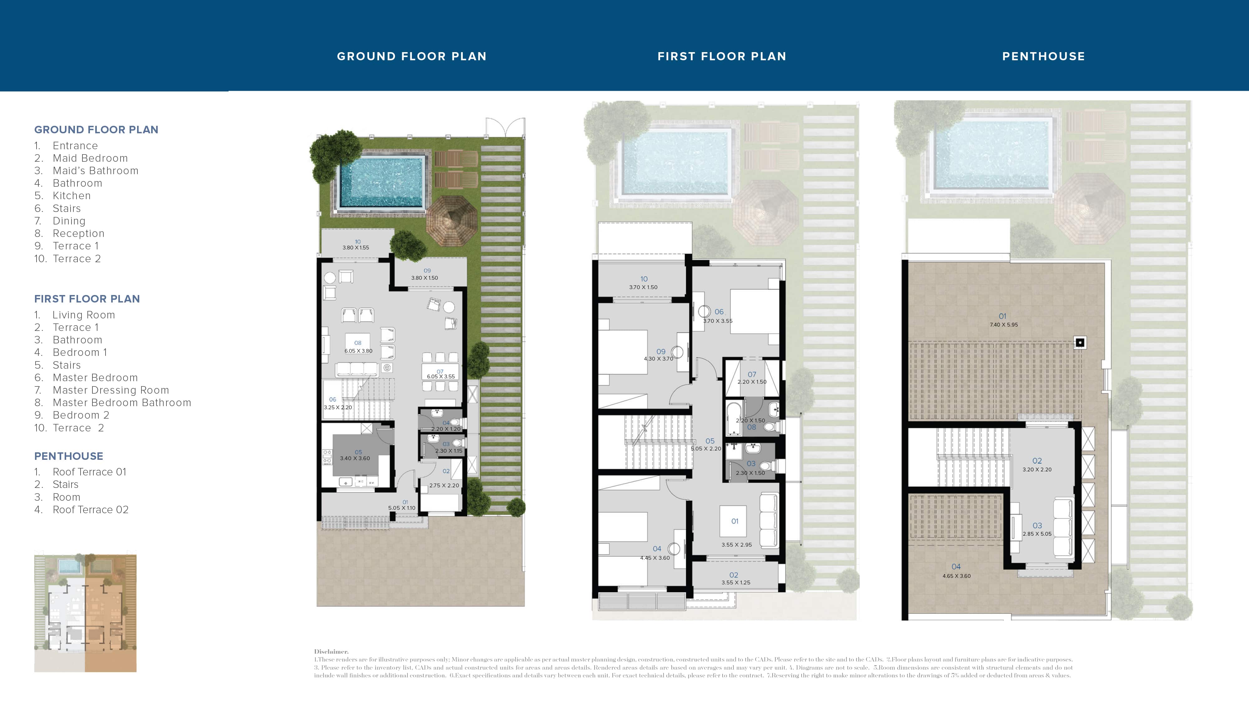 Mazarine Villasfloor plan