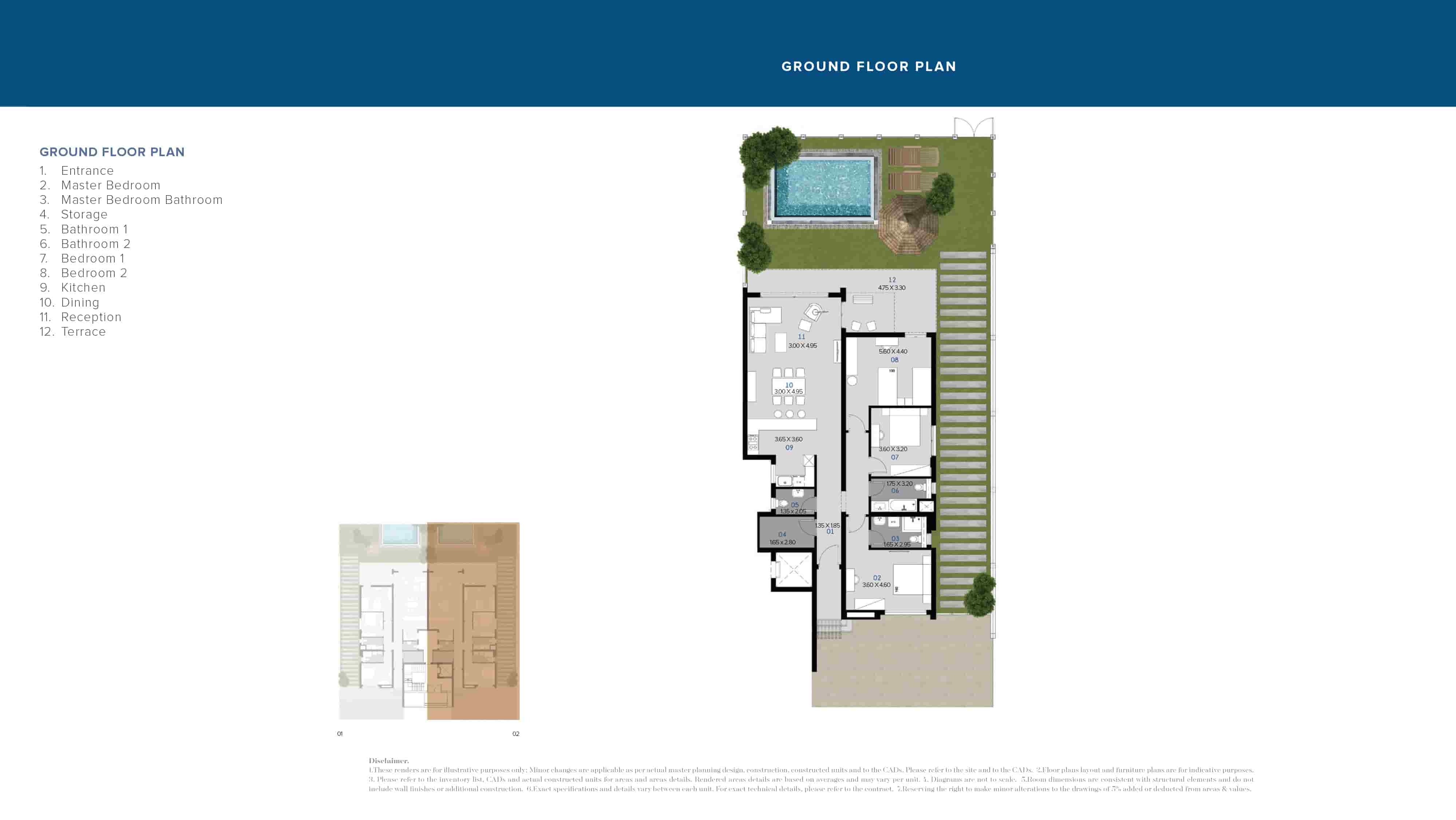 Mazarine Villasfloor plan