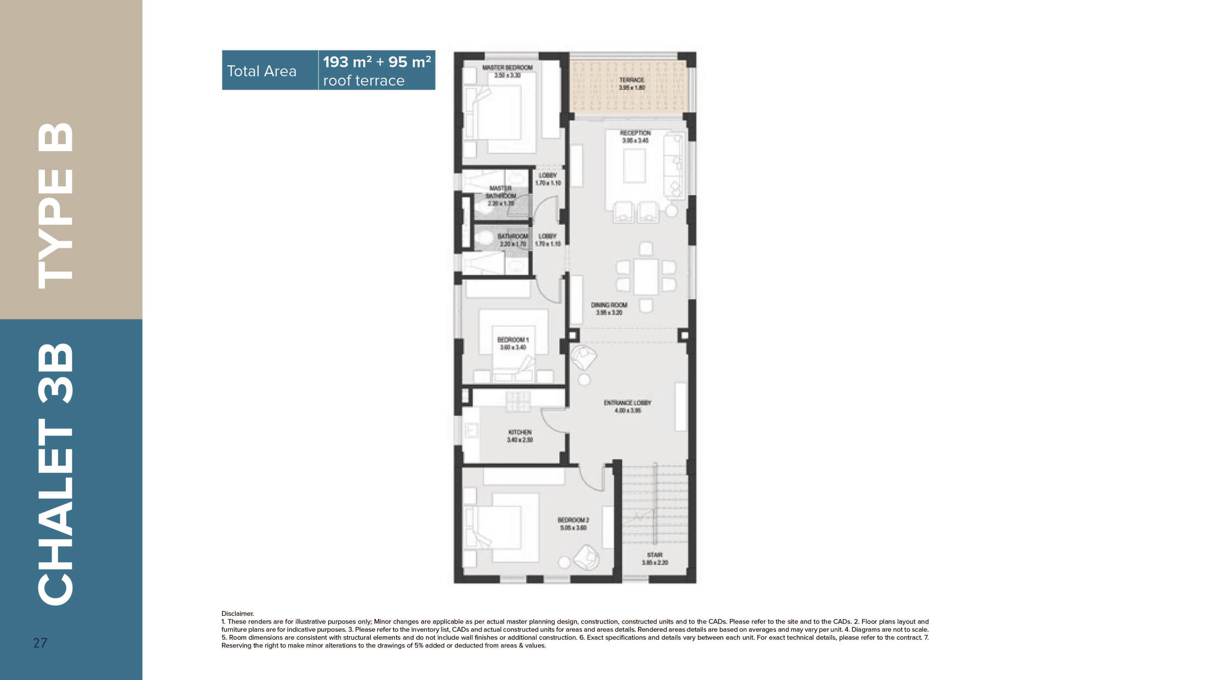 Mazarine Ria Chaletsfloor plan