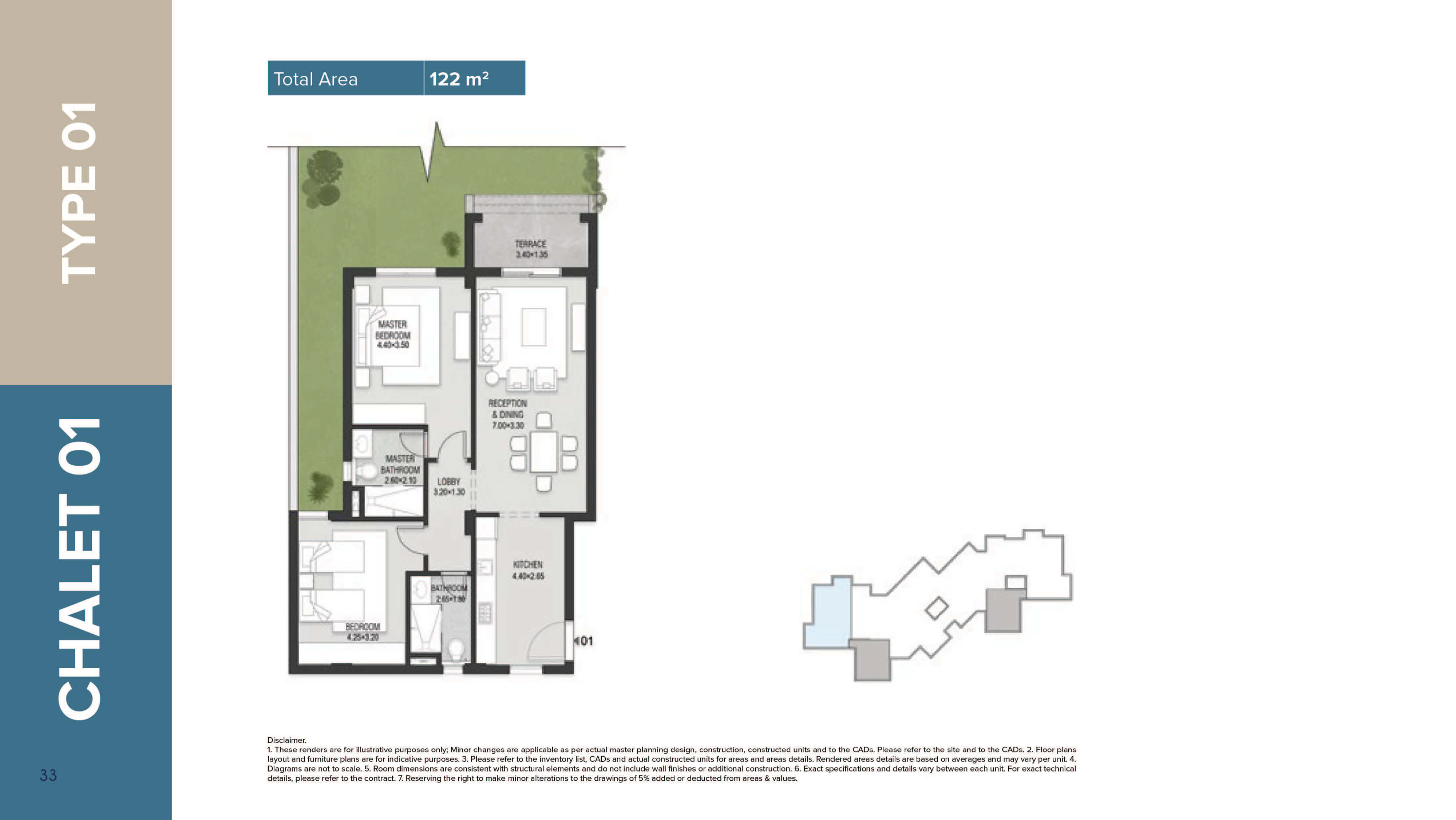 Mazarine Ria Chaletsfloor plan