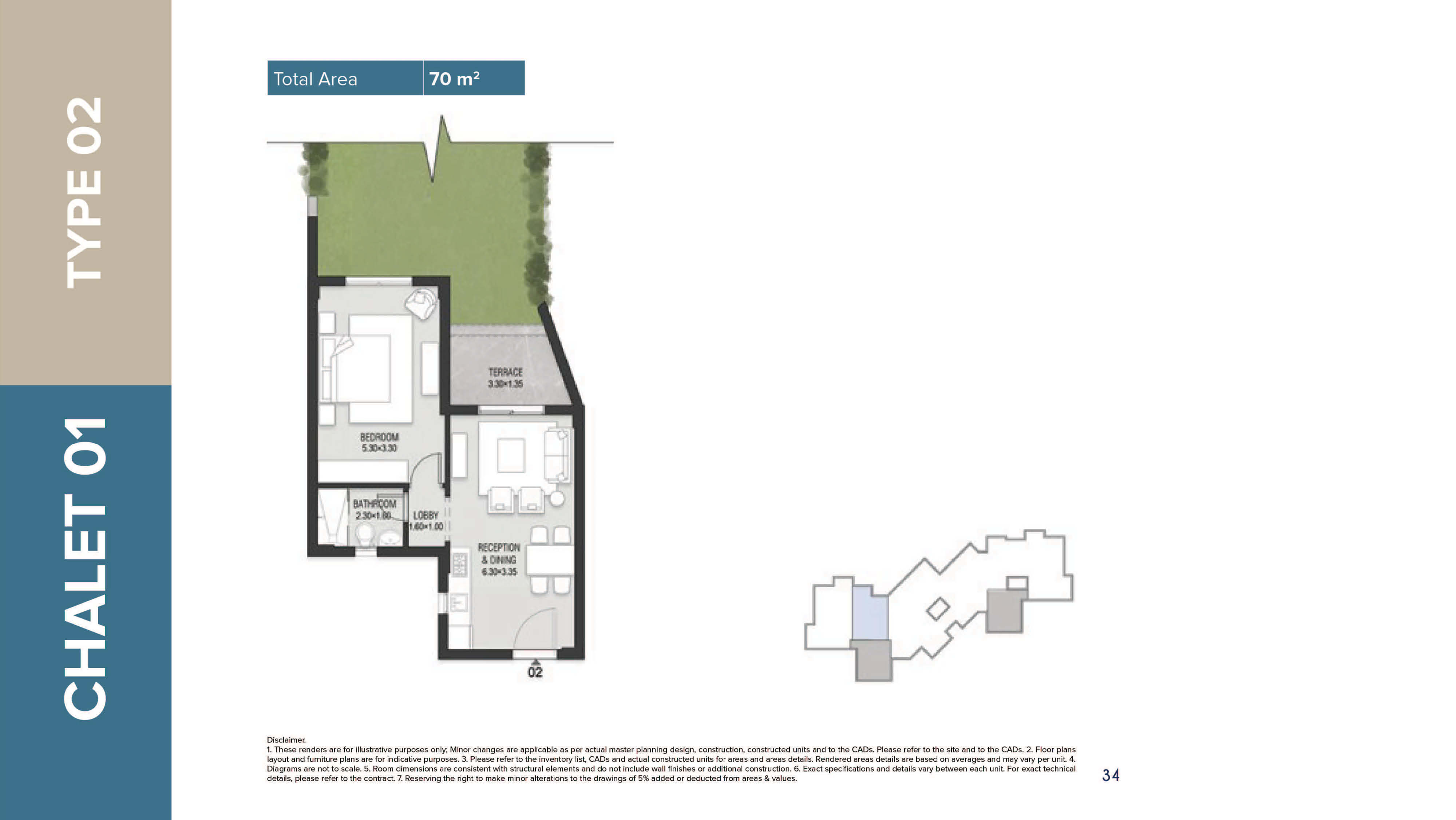 Mazarine Ria Chaletsfloor plan