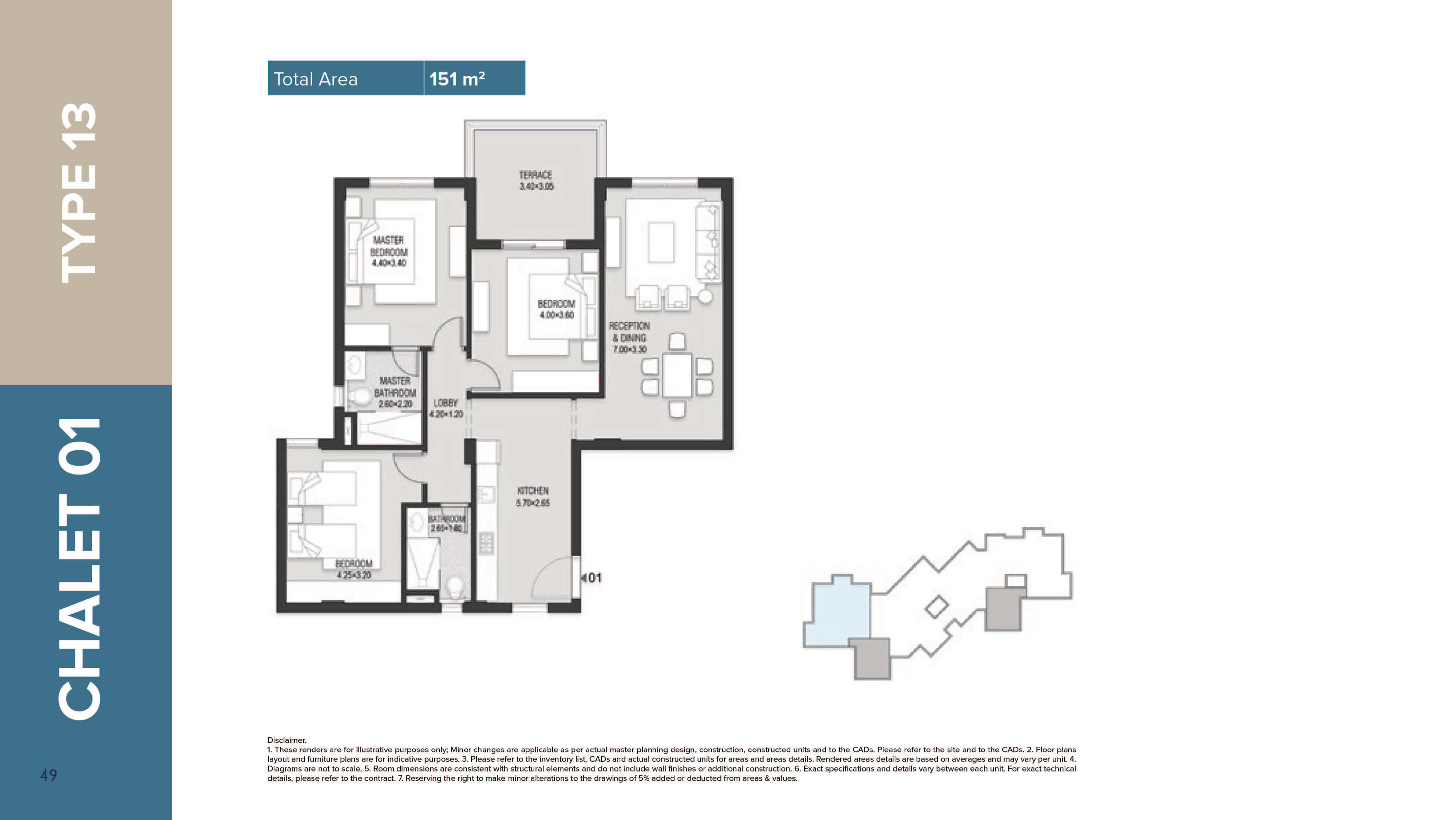 Mazarine Ria Chaletsfloor plan