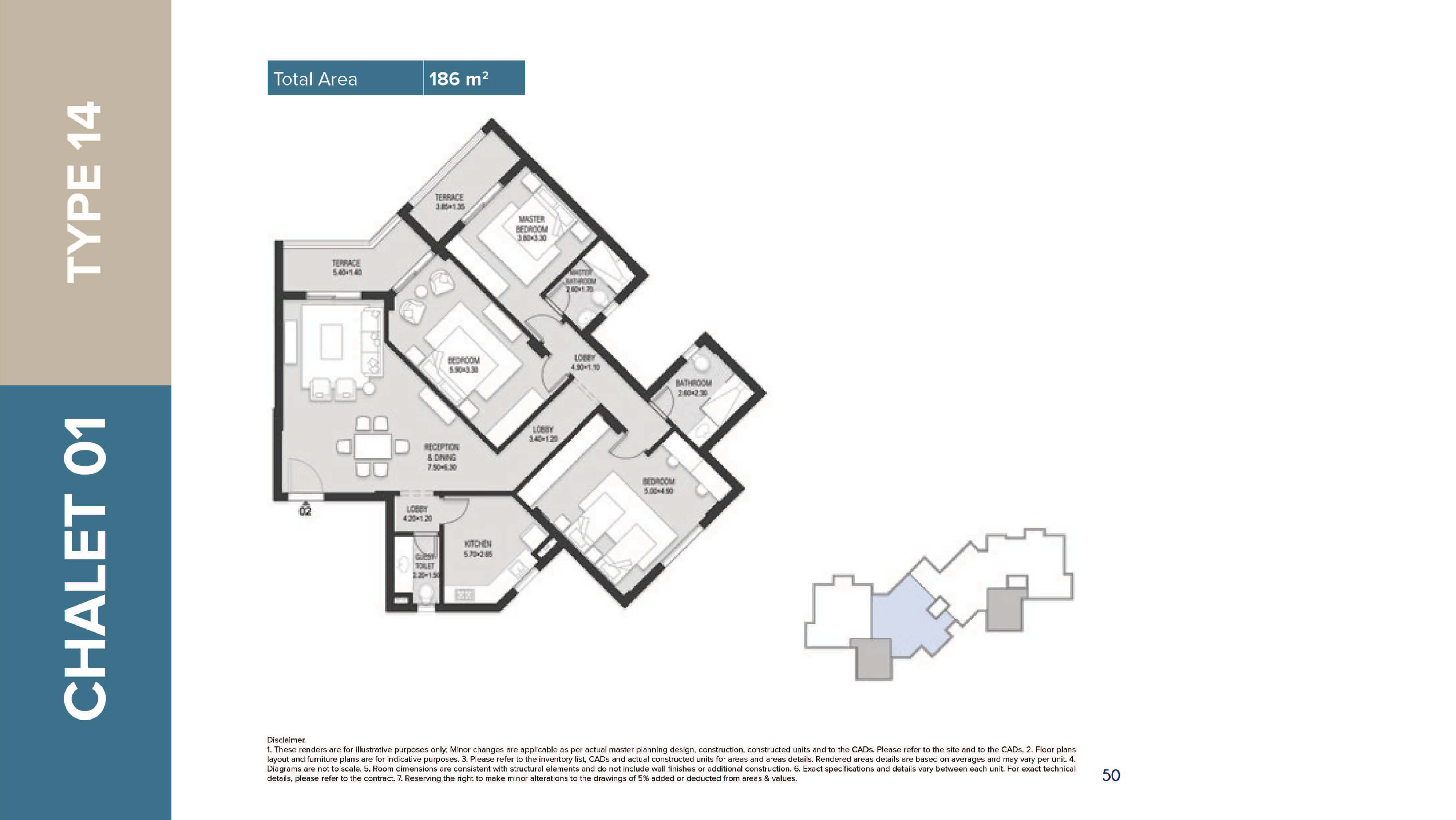 Mazarine Ria Chaletsfloor plan