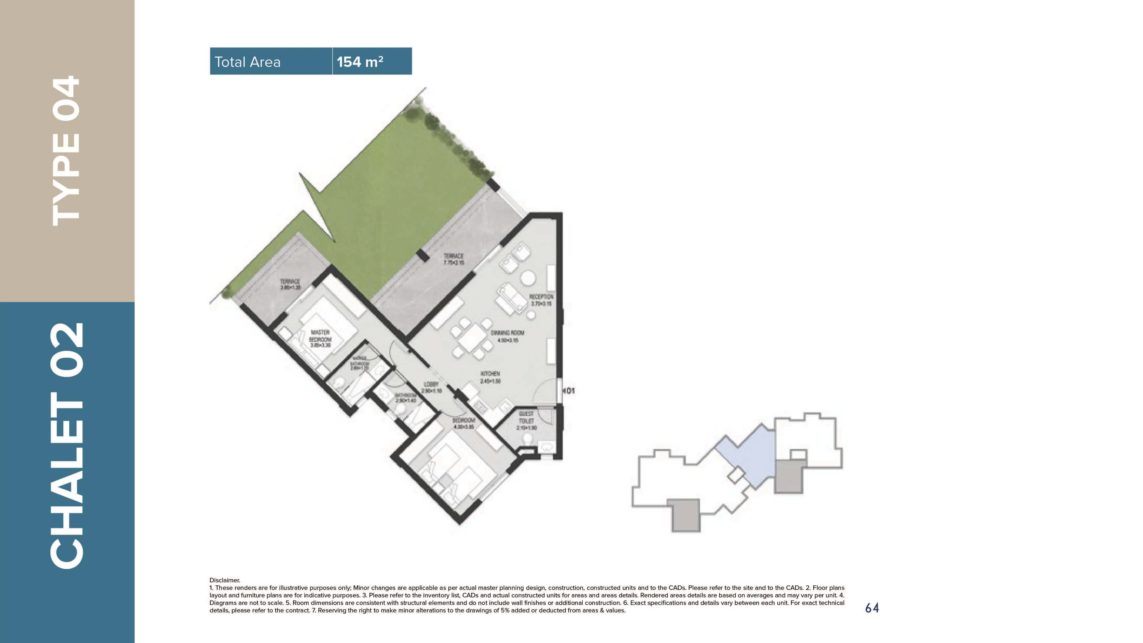 Mazarine Ria Chaletsfloor plan
