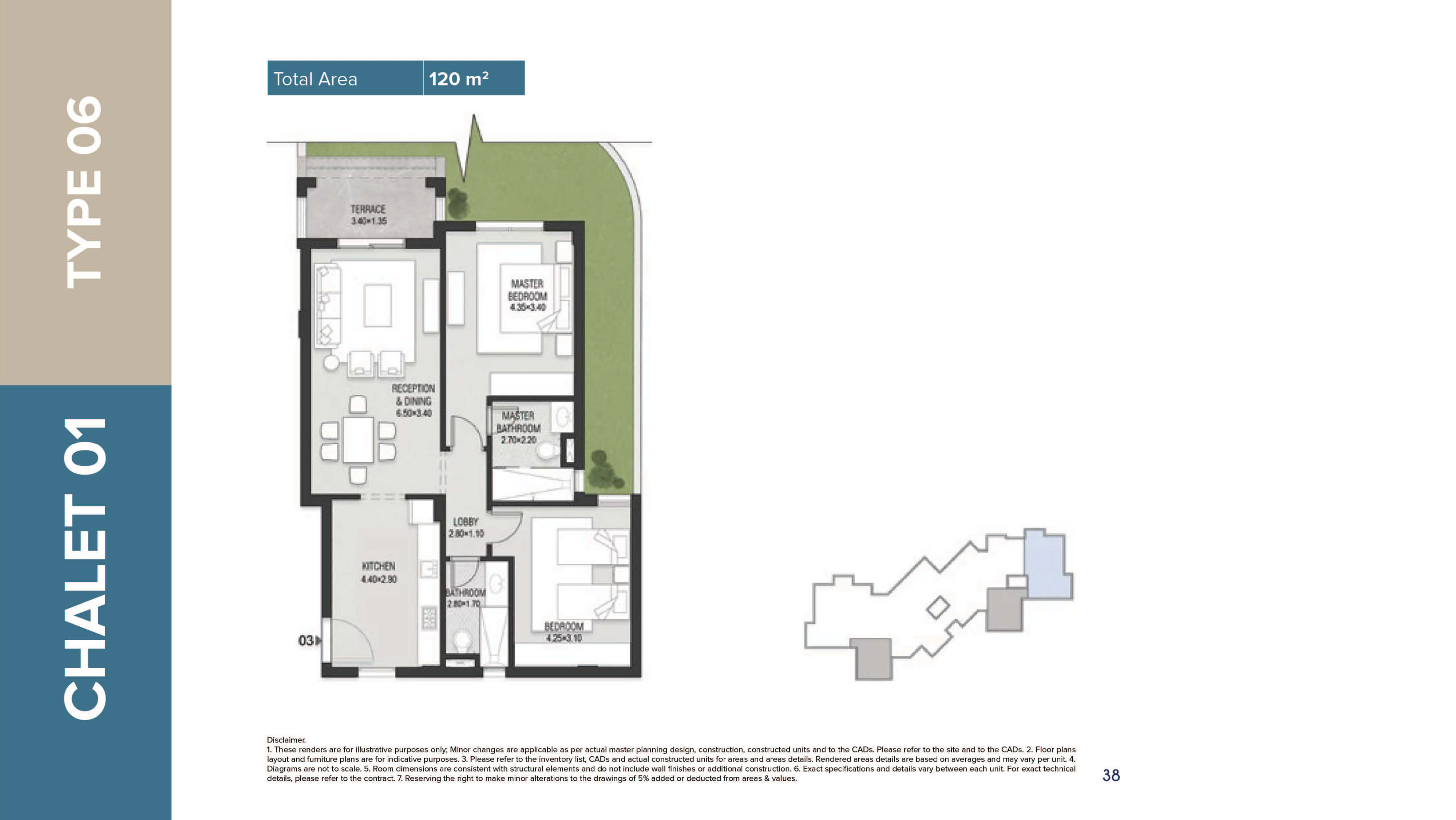 Mazarine Ria Chaletsfloor plan