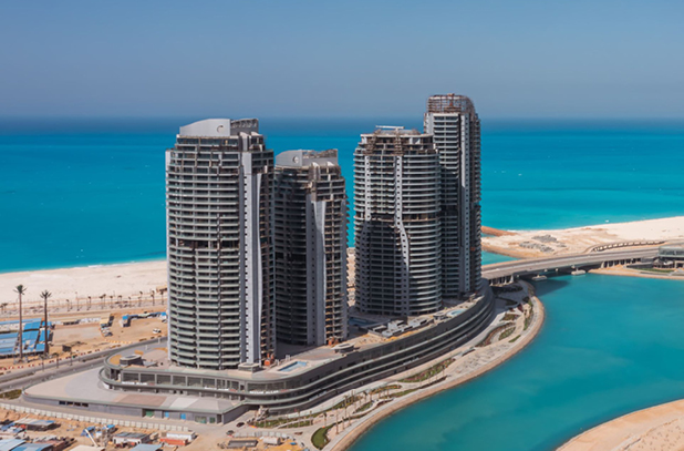 Beachfront towerunit