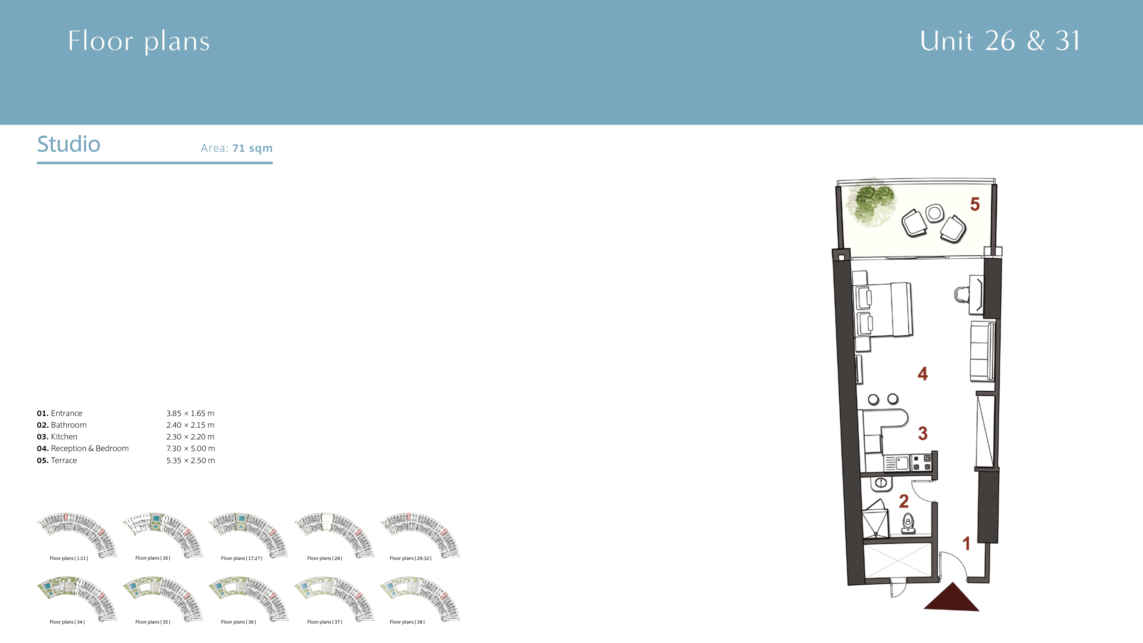 The Gate Towersfloor plan