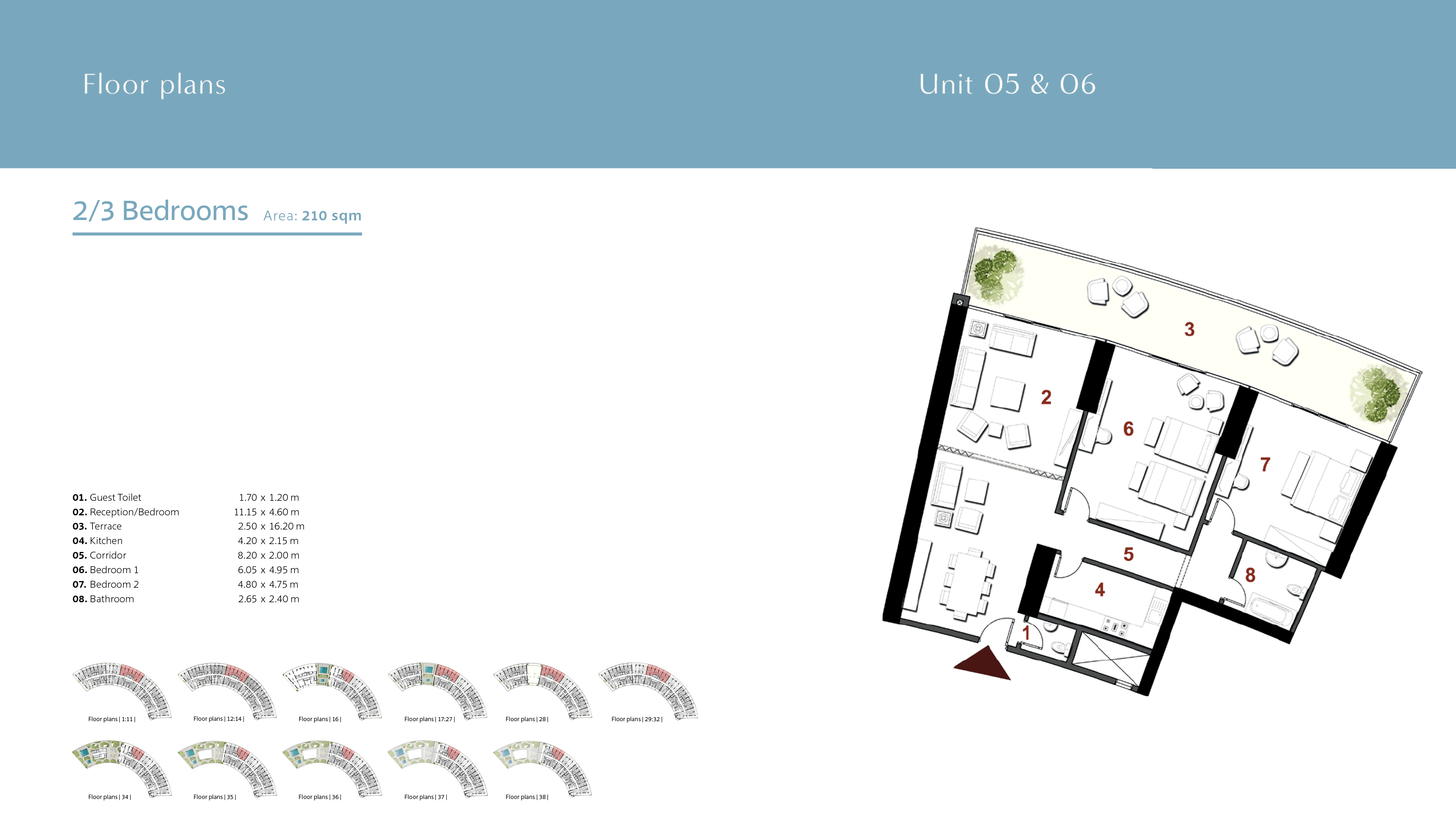 The Gate Towersfloor plan