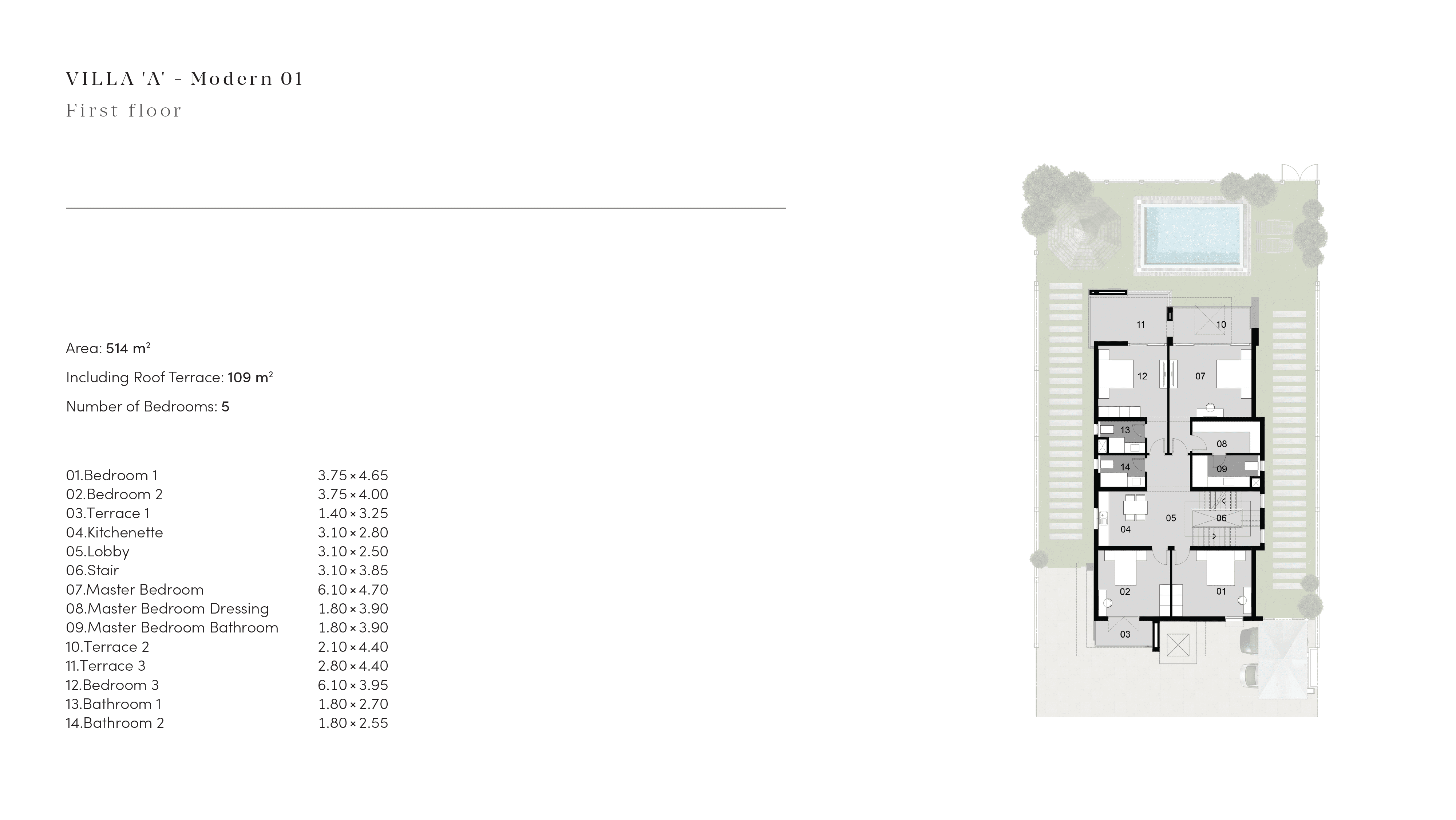 AlMaqsad Villasfloor plan