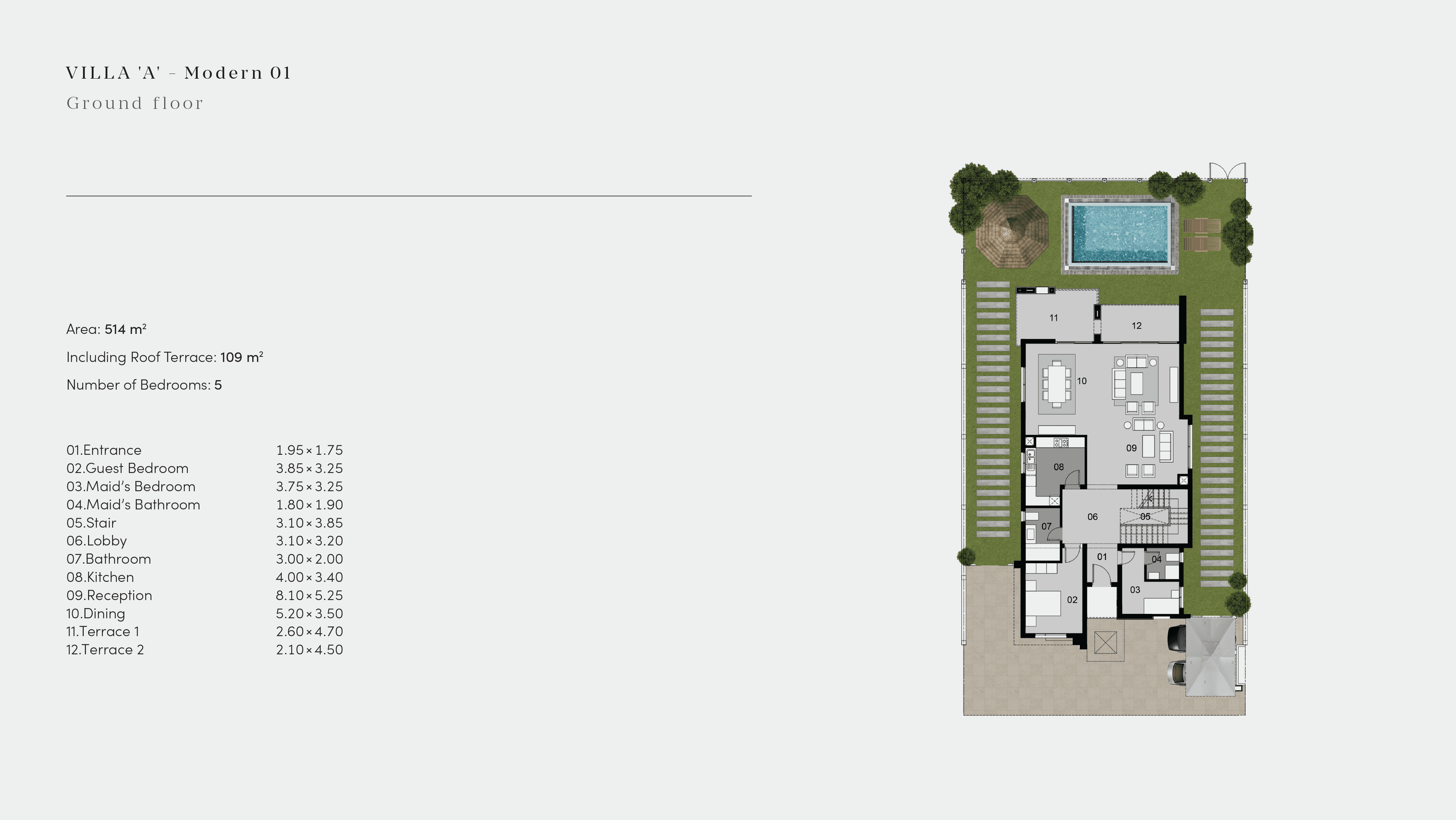 AlMaqsad Villasfloor plan