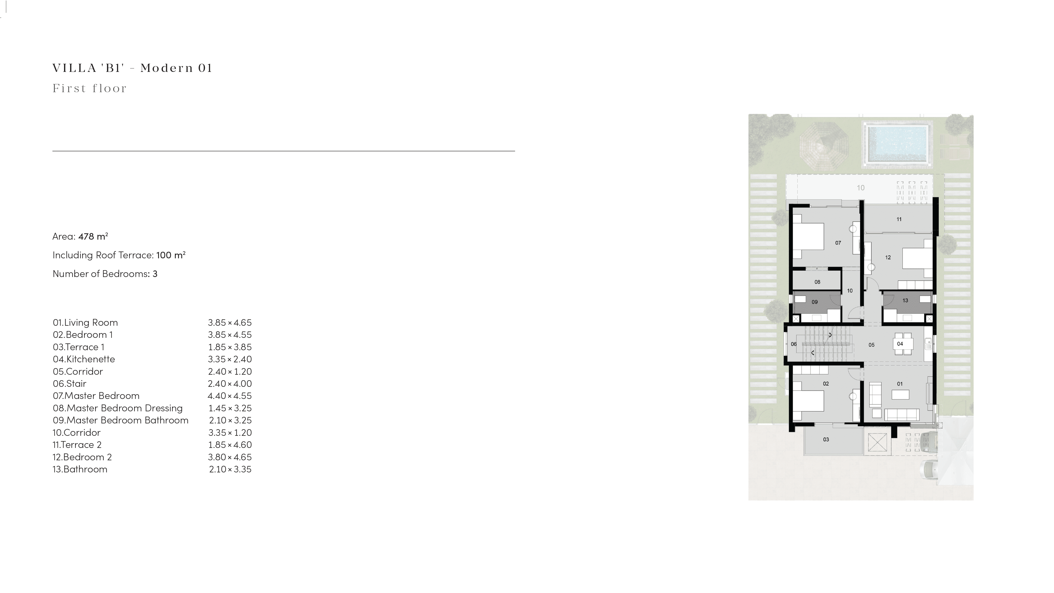 AlMaqsad Villasfloor plan