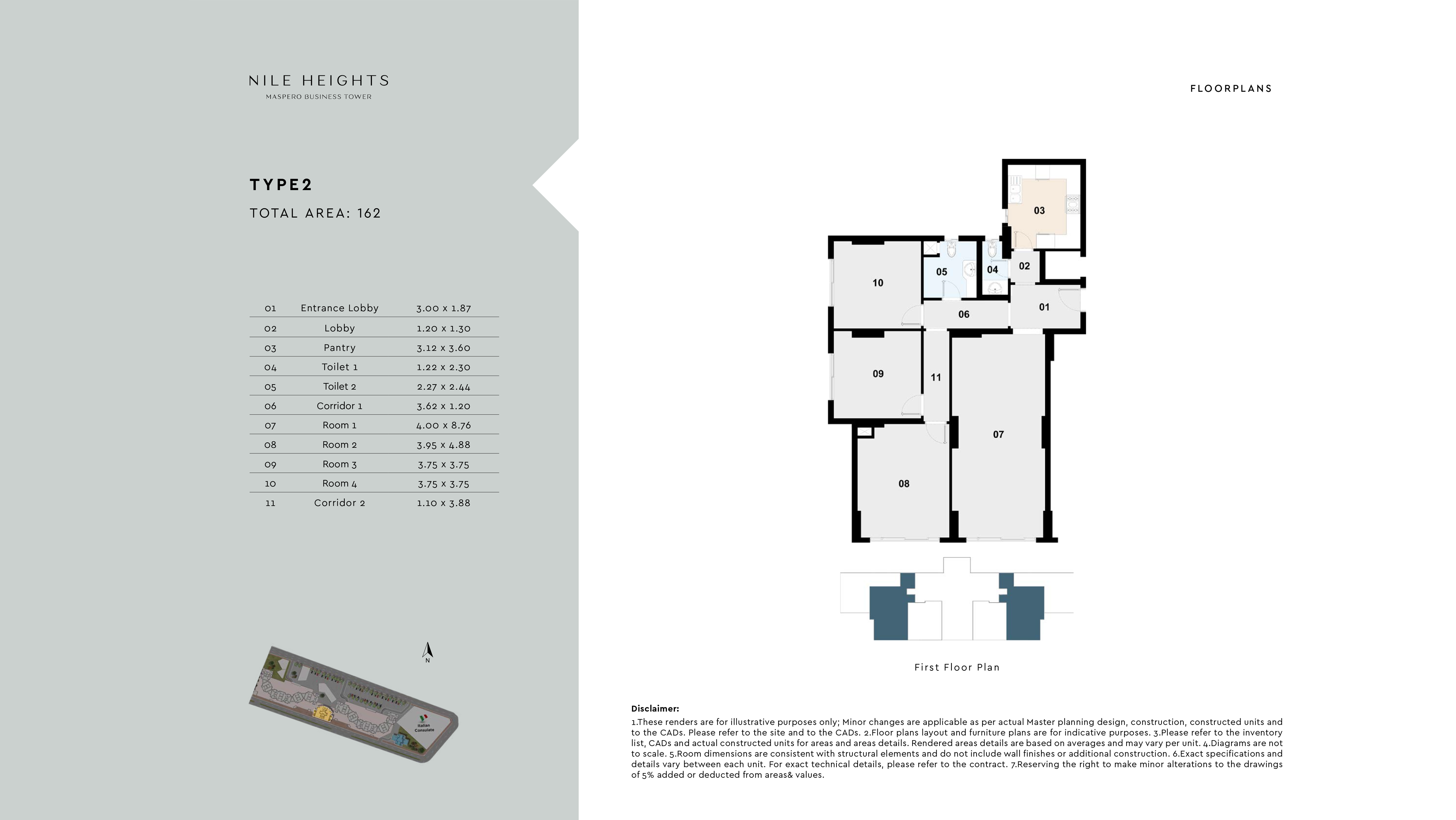Maspero Business Towersfloor plan