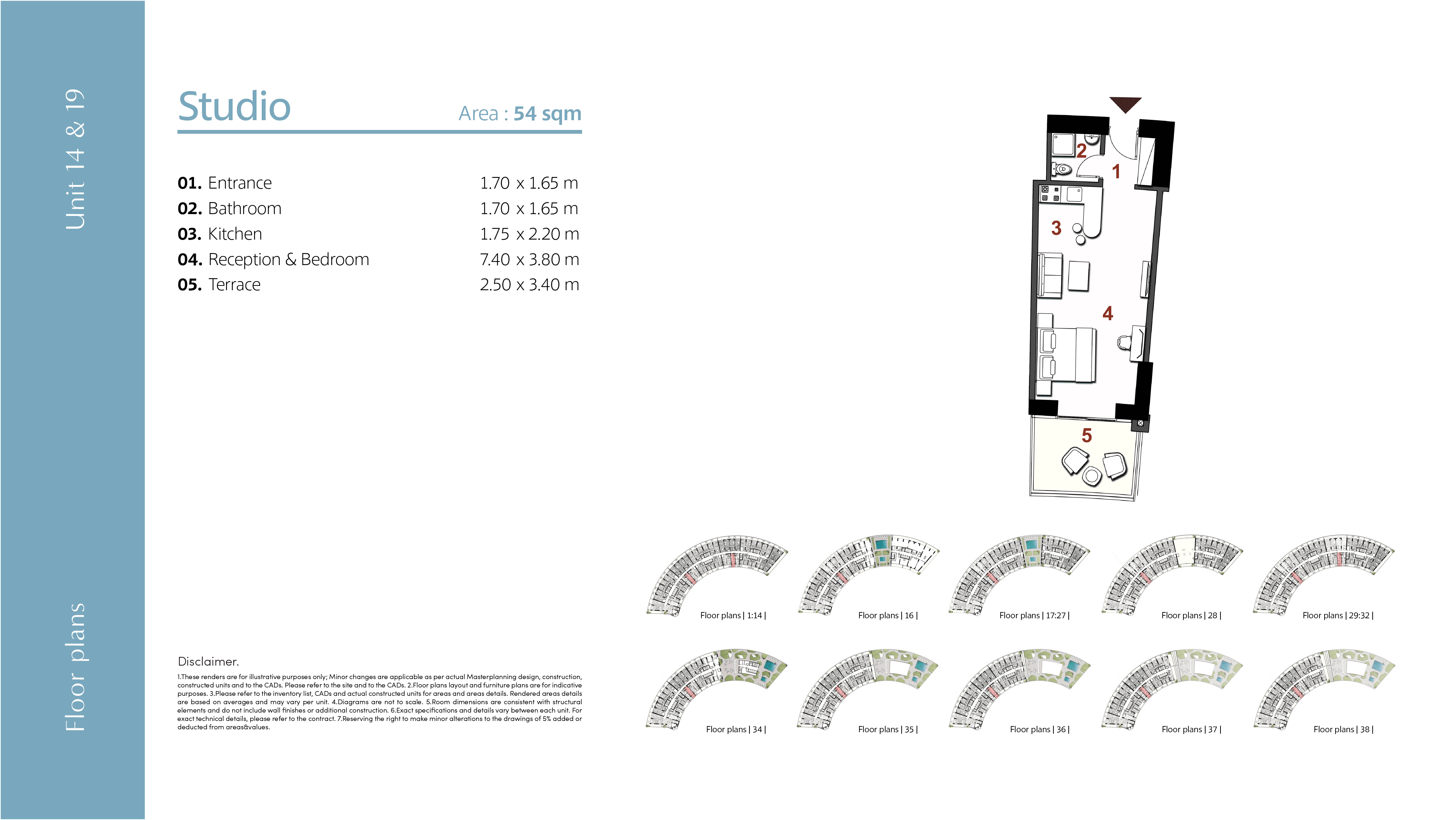 The Gate Towersfloor plan